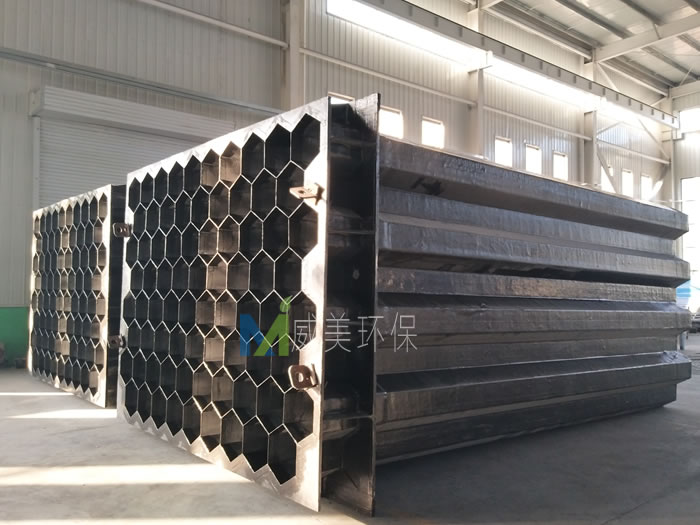 待發(fā)貨的濕式靜電除塵器陽極系統(tǒng)-陽極管束