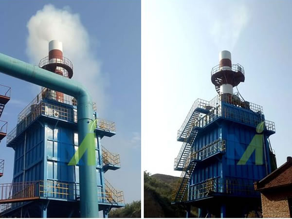 運(yùn)行在建材行業(yè)的濕式電除塵器