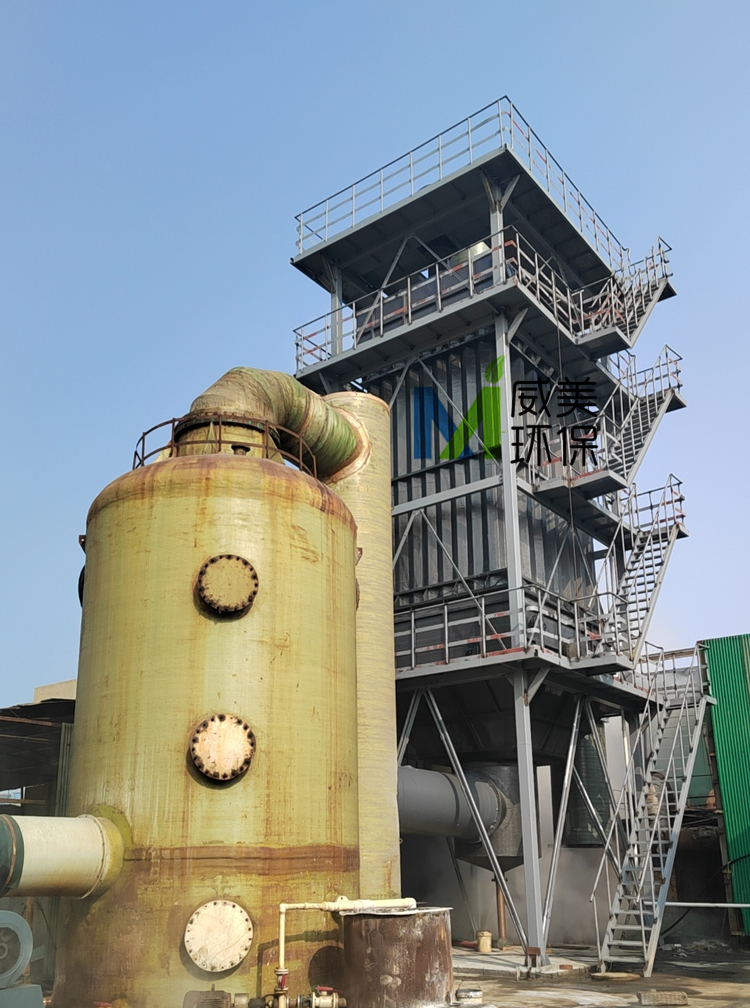 山東項(xiàng)目第一臺氯化鈣生產(chǎn)線提標(biāo)改造濕電除塵器