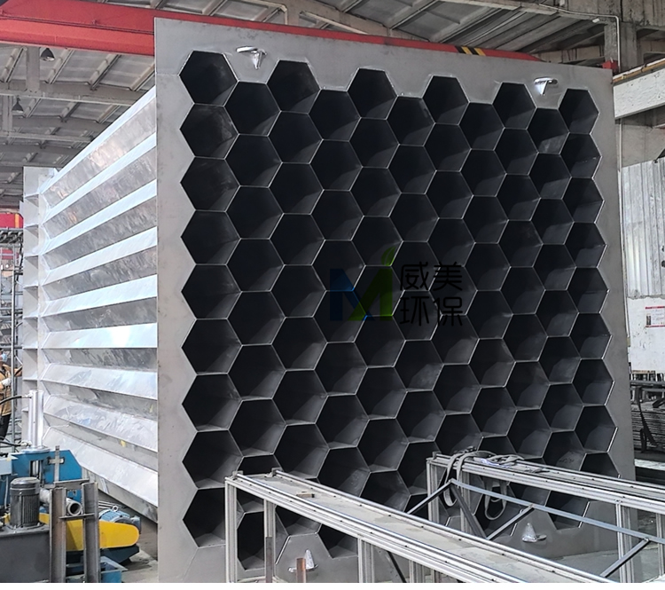 次磷酸鈉煙氣治理濕式靜電除霧器2205不銹鋼陽極管準(zhǔn)備發(fā)貨