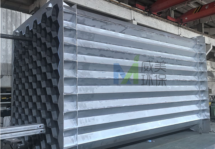 不銹鋼濕式靜電除霧器檢測完畢待發貨