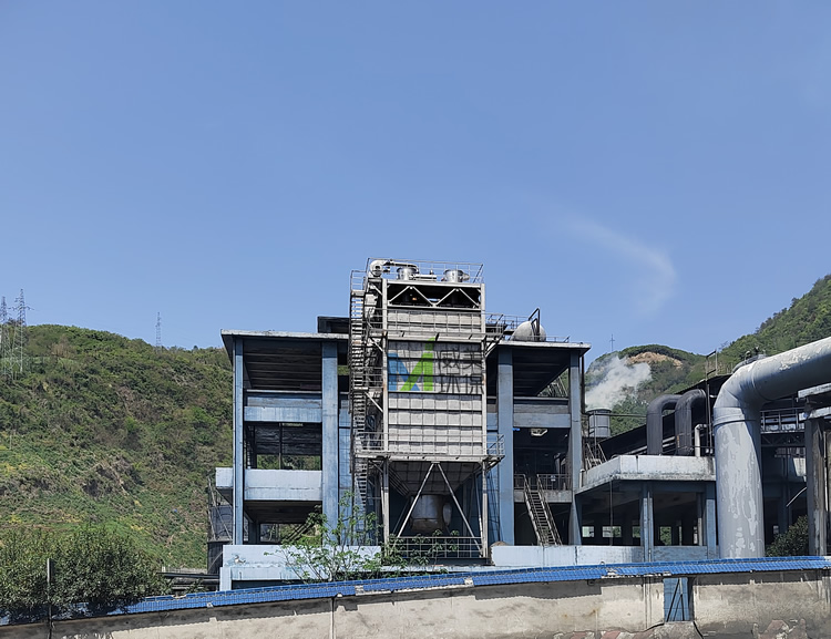2205材質(zhì)磷化工電爐爐前收集治理濕電除塵器安裝完畢待調(diào)試